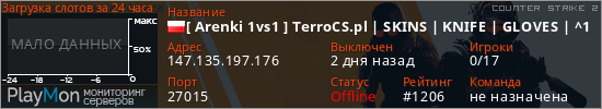 баннер для сервера cs2. TerroCS.pl [5vs5] | SKINS | VIP | RANKS @ 1shot1kill.pl