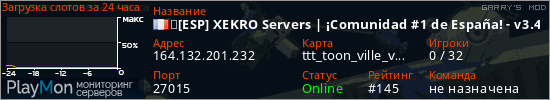 баннер для сервера garrysmod. ★[ESP] XEKRO Servers | ¡Comunidad #1 de España! - v3.45