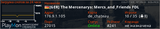 баннер для сервера css. [GER] The Mercenarys: Mercs_and_Friends FDL