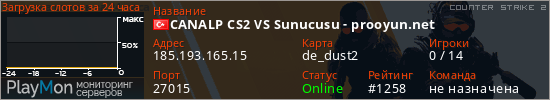 баннер для сервера cs2. CANALP CS2 VS Sunucusu - prooyun.net