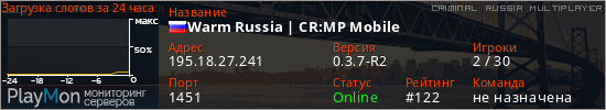 баннер для сервера crmp. Warm Russia | CR:MP Mobile