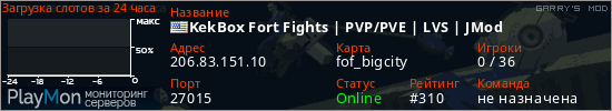 баннер для сервера garrysmod. KekBox Fort Fights | PVP/PVE | Vehicles | JMod
