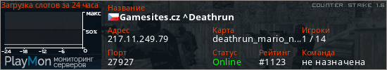 баннер для сервера cs. Gamesites.cz ^Deathrun