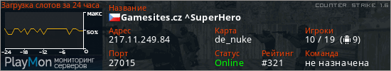 баннер для сервера cs. Gamesites.cz ^SuperHero