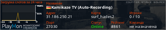 баннер для сервера cs. Kamikaze TV (Auto-Recording)