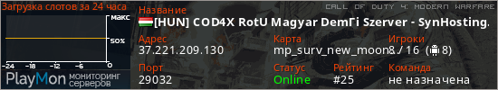 баннер для сервера cod4. [HUN] COD4X RotU Magyar DemГі Szerver - SynHosting.eu