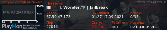 баннер для сервера tf2.         ★ Wonder.TF | Jailbreak
