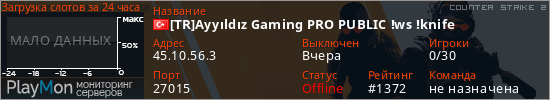 баннер для сервера cs2. [TR]Ayyıldız Gaming PRO PUBLIC !ws !knife