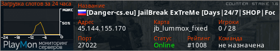 баннер для сервера cs. [Danger-cs.eu] JailBreak ExTreMe [Days|24/7|SHOP|Football|HATS|FUN|1000FPS|Kreedz|HNS|VIP|Escape]