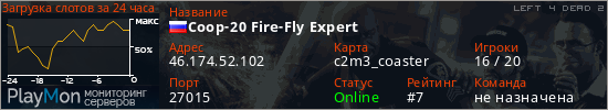 баннер для сервера l4d2. Coop-20 Fire-Fly Expert