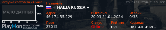баннер для сервера css. . « НАША RUSSIA »