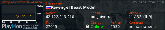 баннер для сервера cs. Revenge [Beast Mode]