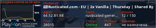 баннер для сервера rust. Rusticated.com - EU | 2x Vanilla | Thursday | Shared Bps | 5/16
