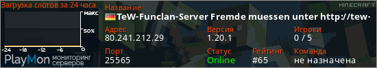 баннер для сервера minecraft. TeW-Funclan-Server Fremde muessen unter http://tew-funclan.de erst Freigeschaltet werden!