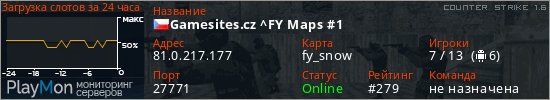 баннер для сервера cs. Gamesites.cz ^FY Maps #1