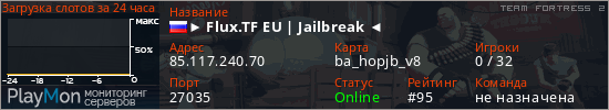баннер для сервера tf2. ► Flux.TF EU | Jailbreak ◄