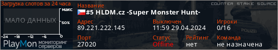 баннер для сервера css. #5 HLDM.cz -Super Monster Hunt-