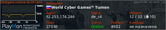 баннер для сервера cs. World Cyber Games™ Tumen