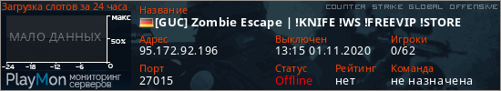 баннер для сервера csgo. [GUC] Zombie Escape | !KNIFE !WS !FREEVIP !STORE