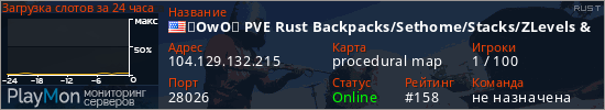 баннер для сервера rust. ↬OwO↫ PVE Rust Backpacks/Sethome/Stacks/ZLevels & More
