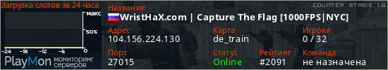 баннер для сервера cs. WristHaX.com | Capture The Flag [1000FPS|NYC]