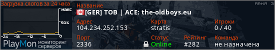 баннер для сервера arma3. [GER] TOB | ACE: the-oldboys.eu