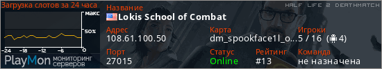 баннер для сервера hl2dm. Lokis School of Combat