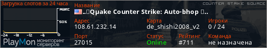 баннер для сервера css. ..⁌Qµake Counter Strike: Auto-bhop ⁍..