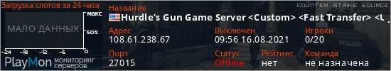 баннер для сервера css. Hurdle's Gun Game Server <Custom> <Fast Transfer> <Updated>
