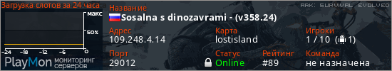баннер для сервера ark. Sosalna s dinozavrami - (v358.24)