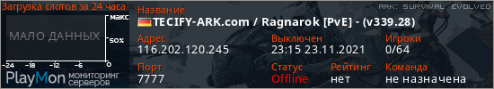 баннер для сервера ark. TECIFY-ARK.com / Ragnarok [PvE] - (v339.28)