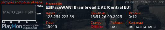 баннер для сервера css. [FaceWAN] Brainbread 2 #2 [Central EU]