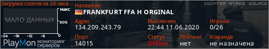 баннер для сервера css. FRANKFURT FFA H ORGINAL