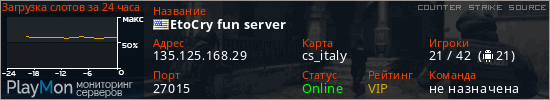баннер для сервера cs. EtoCry fun server
