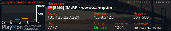 баннер для сервера samp. [ENG] IM:RP - www.sa-mp.im