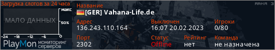 баннер для сервера arma3. [GER] Vahana-Life.de