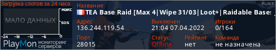 баннер для сервера rust. TEA Base Raid [Max 4|Wipe 31/03|Loot+|Raidable Bases|NPC Raider