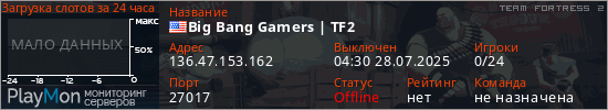 баннер для сервера tf2. Big Bang Gamers | TF2