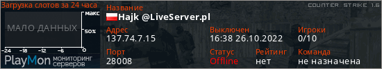 баннер для сервера cs. Hajk @LiveServer.pl