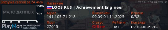 баннер для сервера tf2. LOOS RUS | Achievement Engineer