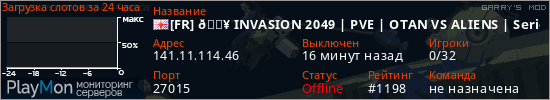 баннер для сервера garrysmod. [FR] 💥 INVASION 2049 | PVE | OTAN VS ALIENS | Serious RP