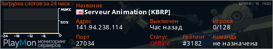 баннер для сервера garrysmod. Serveur Animation [KBRP]