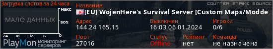 баннер для сервера css. [EU] WojenHere's Survival Server [Custom Maps/Modded]