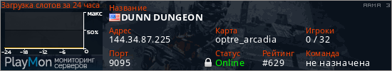 баннер для сервера arma3. DUNN DUNGEON