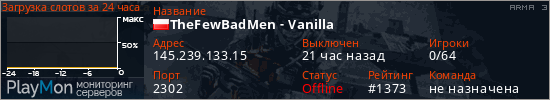 баннер для сервера arma3. TheFewBadMen - Vanilla