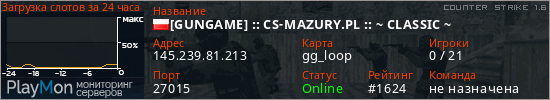 баннер для сервера cs. [GUNGAME] :: CS-MAZURY.PL :: ~ CLASSIC ~