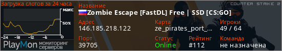 баннер для сервера cs2. Zombie Escape [FastDL] Free | SSD [CS:GO]