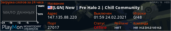 баннер для сервера garrysmod. [LGN] New | Pre Halo 2 | Chill Community |