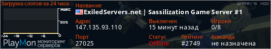 баннер для сервера garrysmod. ExiledServers.net | Sassilization Game Server #1