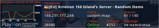 баннер для сервера rust. [EU] Xcretion 150 Island's Server - Random Items
